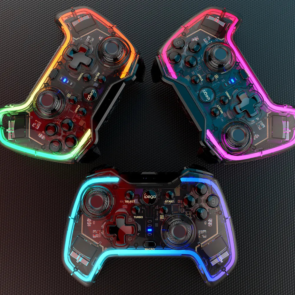 IPEGA PG-9238 Joystick Gamepad with Vibration RGB Wireless Controller for iOS Android Switch / PS3 / PC IPEGA PG-9238 Joystick Gamepad with Vibration RGB Wireless Controller for iOS Android Switch / PS3 / PC